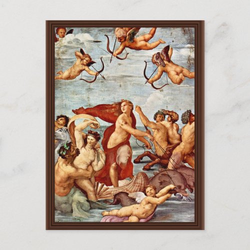 Triumph Of Galatea,  By Raffael (Best Quality) Post Cards