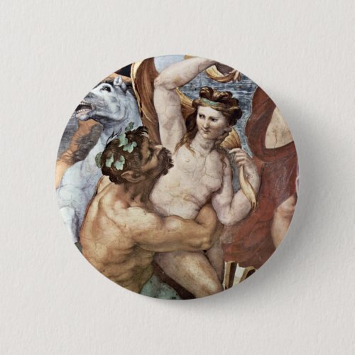 Triumph Of Galatea Detail By Raffael Pinback Button