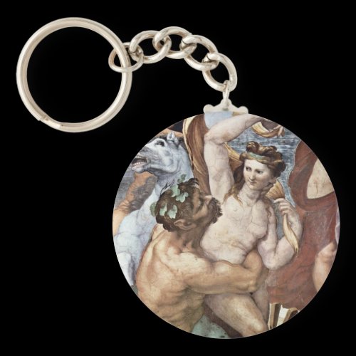 Triumph Of Galatea Detail By Raffael Keychain