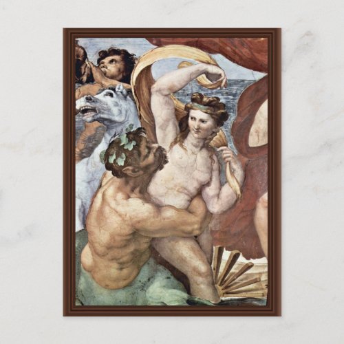 Triumph Of Galatea Detail By Raffael Post Cards
