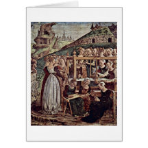 Triumph Of Minerva Detail By Francesco Del Cossa Cards