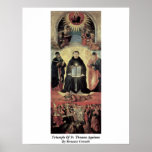 Triumph Of St. Thomas Aquinas By Benozzo Gozzoli Print