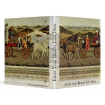 Triumph Of The Duke And Duchess Federico Da Montef 3 Ring Binders