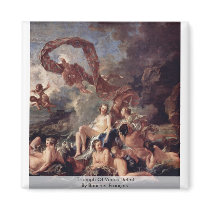 Triumph Of Venus Detail By Boucher François Refrigerator Magnet