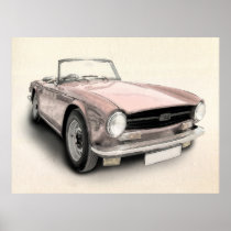 Triumph TR6 Print