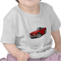 Triumph TR6 Red Car T-shirts