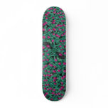 Triumph tulips, hot pink skateboard