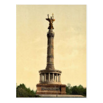 Triumphal Column, Berlin, Germany rare Photochrom postcards