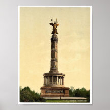 Triumphal Column, Berlin, Germany rare Photochrom Posters