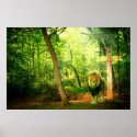 Triumphant King (Lion Christian Art) posters
