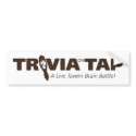 Trivia on Tap, bumper sticker bumpersticker