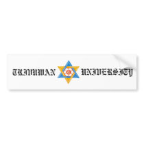 TRIVUWAN UNIVERSITY bumper stickers