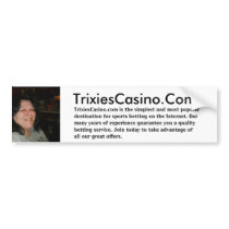 TrixiesCasino.Com Bumper Sticker