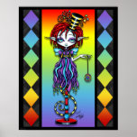 Trixy Pixie Stick Circus Sideshow Freak Poster Trixy Pixie Stick Circus Sideshow Freak Poster