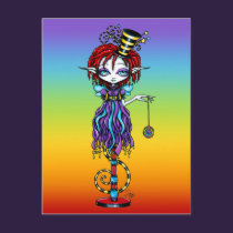 Trixy Pixie Stick Sideshow Circus Fairy Postcard postcards