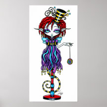 Trixy Pixie Stick Sideshow Circus Fairy Poster
