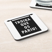 Troika Que os Pariu Beverage Coaster