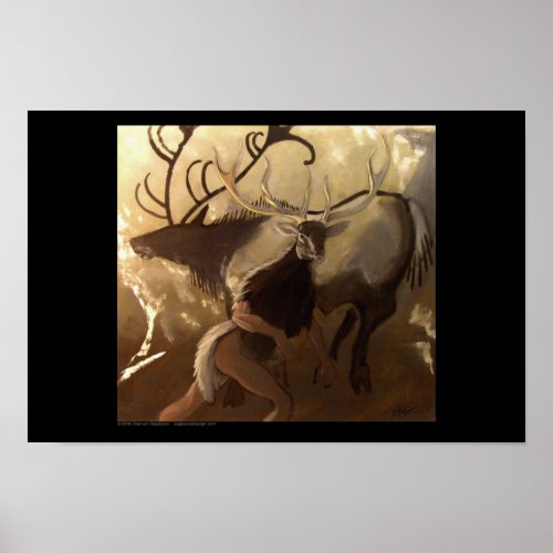 Trois Frères Shaman print