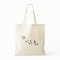 TROIS LAPINS CANVAS BAG