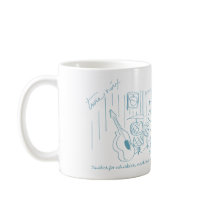 Trois Noix Musical Coffee Cup mugs