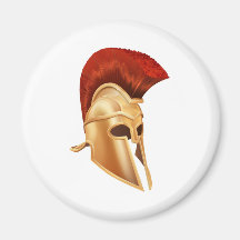 Trojan Helmet Fridge Magnet