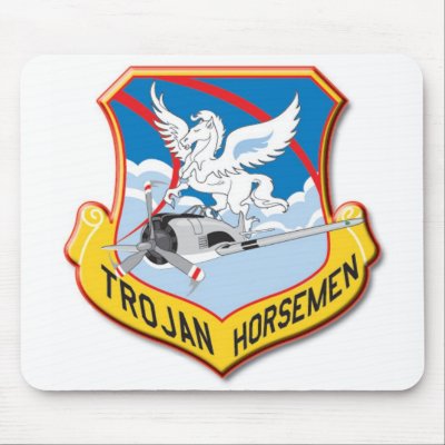 Trojan Horsemen Mouse Mat by Trojanhormen