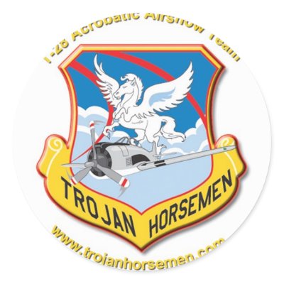 Trojan Horsemen Stickers by Airshow