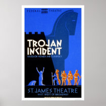 Trojan Incident Homer 1937 WPA Print