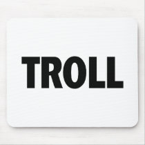 Troll Black Mouse Pads