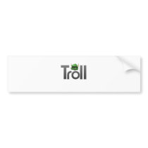 Troll Bumper Sticker