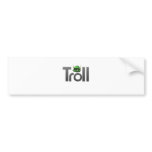 Troll Bumper Sticker