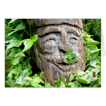 Troll Carving with Ivy cards