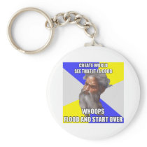 Troll God Flood Key Chain