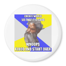Troll God Flood Refrigerator Magnets