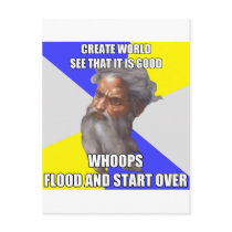 Troll God Flood Post Card
