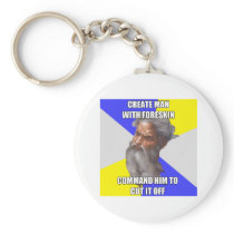 Troll God Foreskin Keychain