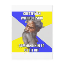 Troll God Foreskin Postcards