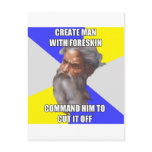 Troll God Foreskin Postcards