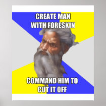 Troll God Foreskin Poster