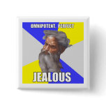 Troll God Jealous Buttons