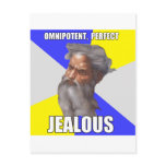 Troll God Jealous Postcard