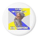 Troll God Kills Refrigerator Magnet