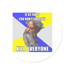 Troll God Kills Sticker
