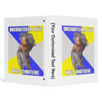 Troll God Unconditional Love Vinyl Binders