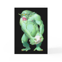 Troll Greeting Card