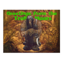 Troll Moors Greetings postcards