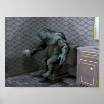 Troll On The Bowl Poster