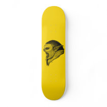 Troll pencil design skate board decks