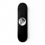 Troll schwarz weiß Design Skateboardbrett