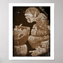 Troll with Giant Cauldron Posters